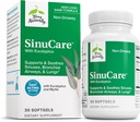 Terry Naturally SinuCare - 320 mgユーカリ&マートルオイルコンプレックス、30 Softgels - Sinus、Lung&Bronchialサポートサプリメント、非眠気 - 非GMO、グルテンフリー - 15サービング