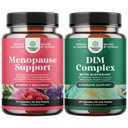 総合更年期サプリメントの束 - ホットフラッシュ救済 - Dong Quai Vitex Chaste Berry and Black Cohosh and Pure DIM with Bioperine - Diindolylmethane テストステロンコンプレックス with Broccoli Florets