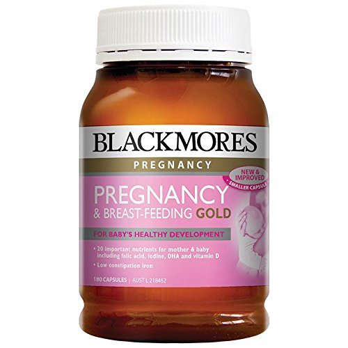 Blackmoresの妊娠及びBrastfeedingの金180は母および赤ん坊、DHAの魚油のための健康の補足の必要な栄養素をおおいます