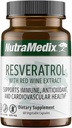 NutraMedix Resveratrol Capsules - Bioavailable Antioxidants Supplement from Red Wine Extract + Grape Skins - 200mg Japanese Knotweed for Immune & Cardiovascular Support (60 Capsules)