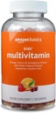 Amazon Basics Kids' Multivitamin、190 Gummies、オレンジ、チェリー&ストロベリー(以前ソリモ)