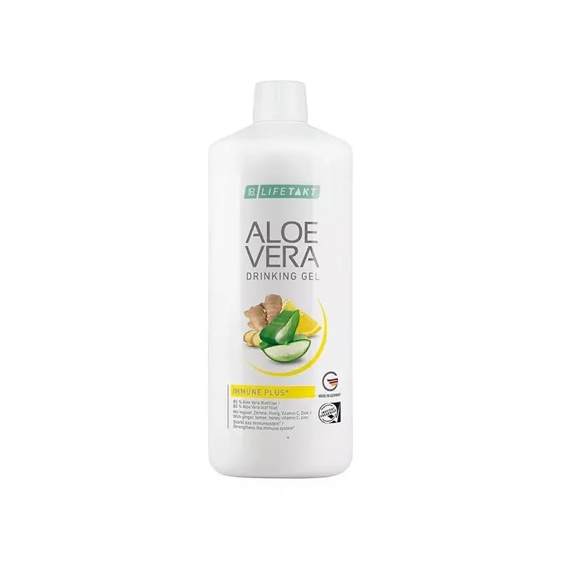 LR Health&Beauty Lifetakt Aloe Vera Drinking Gel Immune Plus Health Care Women メンズドリンク毎日ナチュラルトリートメント - 1000 ml./33.3 fl.oz