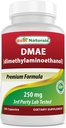 ベストナチュラルDMAEサプリメント250mg 180カプセル - ジメチルアミノエタノールBitartrate