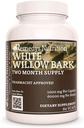 Remedy's Nutrition White Willow Bark|1,000mg、60ビーガンカプセルハーブサプリメント  2ヶ月の供給