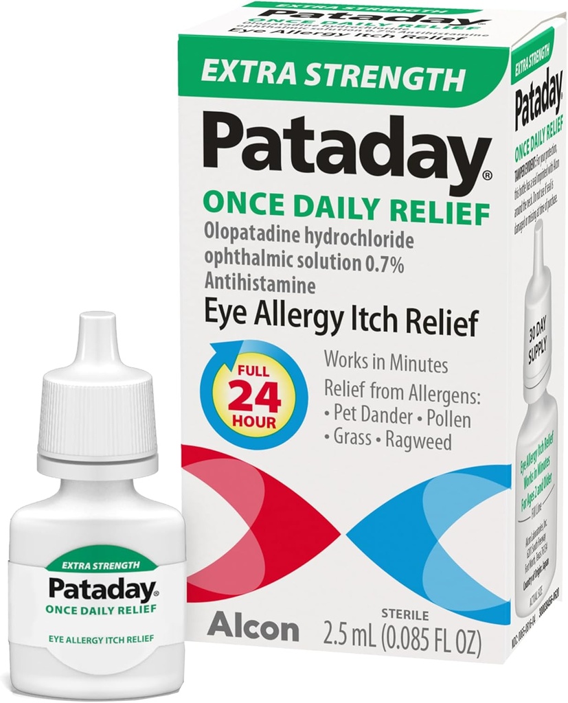 毎日の救助の余分強さ2.5ml、ゆとり、1のパックを一度PATADAY