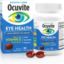 Ocuviteの目の健康、ルテイン及びゼアキサンチンの補足、酸化防止ビタミンD、C、E及びオメガ3の目のビタミンは、目の健康、30のSoftgelsを保護します