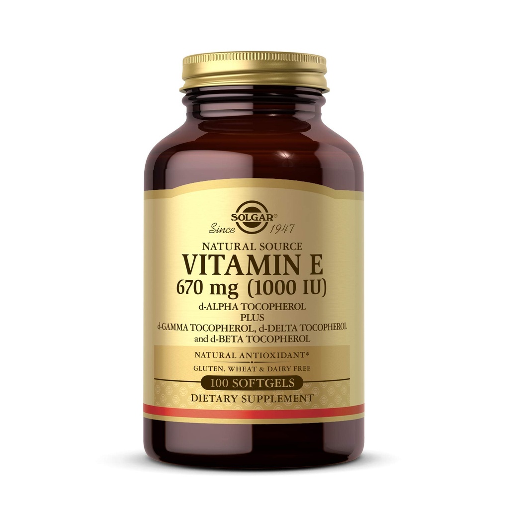 ソルガービタミンE 670 mg(1000 IU)、100の混合されたSoftgels - 自然な酸化防止剤、皮及び免疫システム サポート - 自然に出されたビタミンE -グルテンフリーの酪農場- 100のサービング