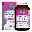 女性のための生命Multivitaminの庭、ビタミン コードの女性多全食糧女性多ビタミン、鉄、 Folateは女性のエネルギー、120人の菜食主義者のカプセルのための葉酸、ビタミンAおよびProbioticsを Folateしません