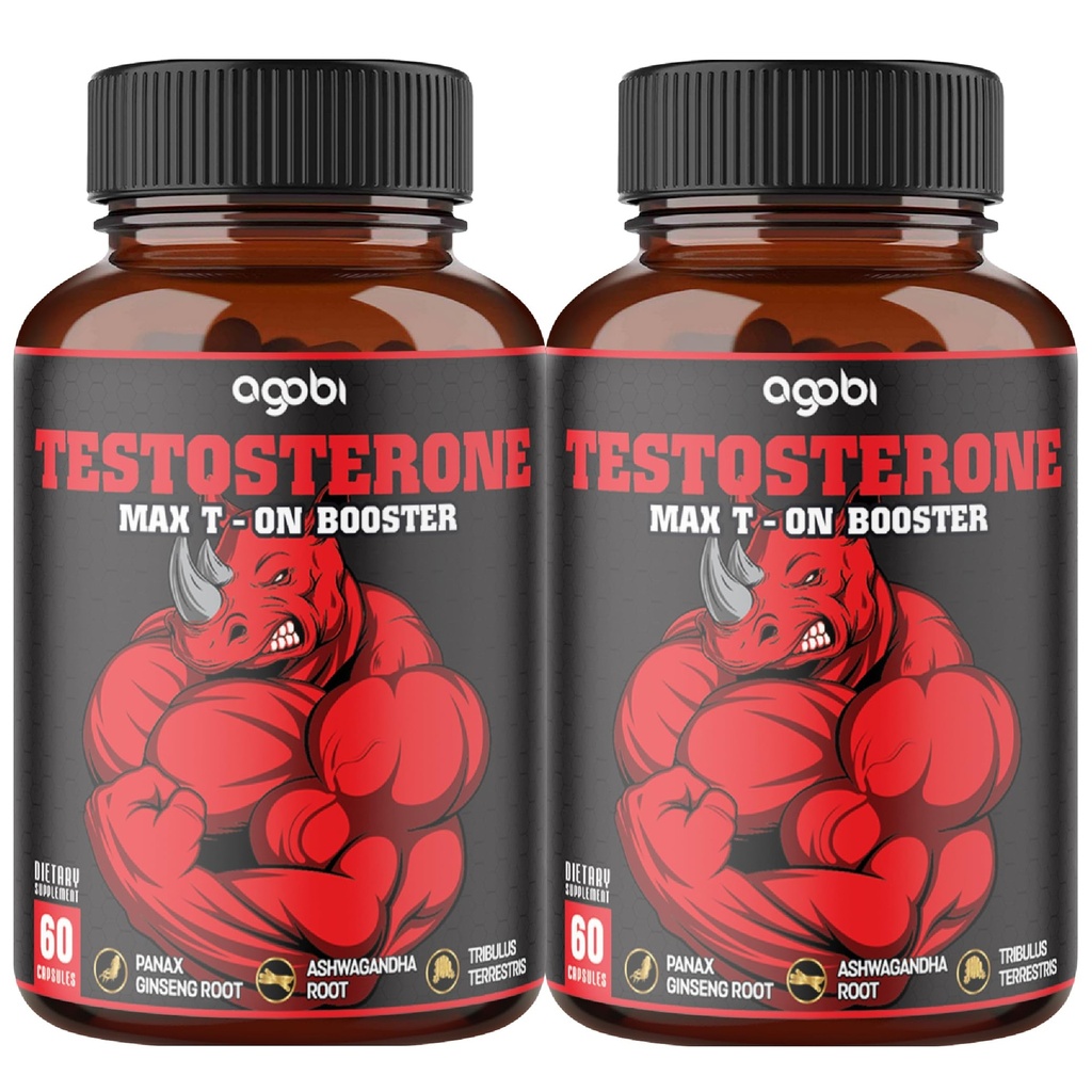 2パック60カプセル - 11ハーブは、Ginseng、Ashwagandha、Tribulusと組み合わせました。