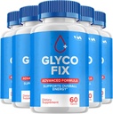 (5パック)Glyco Fixヘルシービタミンサポートサプリメント、Gluco Fixカプセル - 高度なフォーミュラGluco Fix、Glyco Fix最大強度レビュー、300カプセル