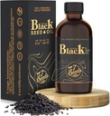 7 Seeds Cold Pressed Black Seed Oil - 240 ml Cold Pressed Nigella Sativa Liquid for Immune Support, Inflamation Support, Digestion, Hair & Skin (8 Fl Oz)