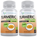 バイオペリンとターメリッククルクミン - 360 Veggieカプセル - 2250mg 95% 黒胡椒サプリメントとTriphalaのクルクミノイド(2)