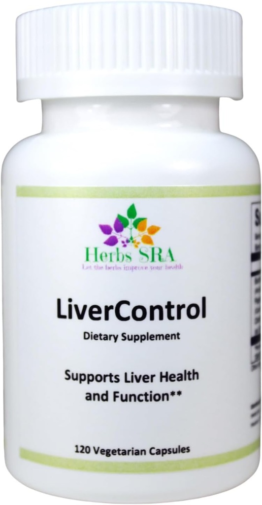 LiverControl - Burdock Root、Papaya Seed、Liver Detoxと健康のためのCholine、120ベジキャップ、米国製