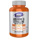 NOWのスポーツの栄養物、アルギニン及びCitrulline 500のmg/250のmgのアミノ酸、120のベジのカプセル