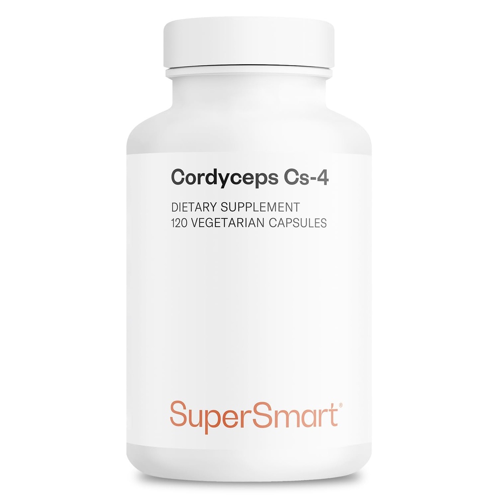 スーパースマート - コルディセプCs-4 1日あたりの3150mg(高強度) - コーディセプキノコサプリメント - 持久力とエネルギー  非GMO&グルテンフリー - 120ベジタリアンカプセル