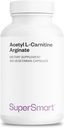 Supersmart - Acetyl L カルニチン アルギン酸塩 1 日あたりの 1000 の mg - アミノ酸 - 人気の脳サプリメント | 非GMO & グルテンフリー - 120 ベジタリアン カプセル