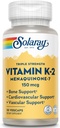 SOLARAY MK-7, 150 mcg   ハート&骨の健康, 血管機能サポート | 30ct