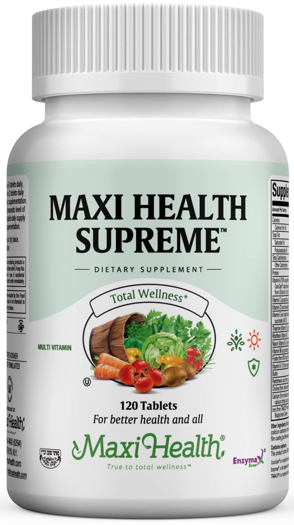 男性と女性のためのマルチビタミン - ミネラル、CoQ10&抗酸化剤と最高の高い効力の毎日のマルチ - エネルギー、免疫サポート、骨、心とウェルネス - ビタミンA、C、D、E、B12、B6&ビオチン120錠
