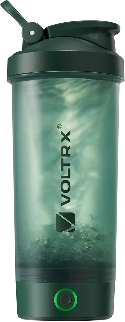 VOLTRXの蛋白質のシェーカーのびん、合併USB Cの再充電可能な電気蛋白質のシェーカーのミキサー、蛋白質の揺れおよび食事の取り替えの揺れのためのシェーカーのコップ、BPAは、24oz放します