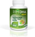 ライフのDHA All-Vegetarian DHAの栄養補助食品は、DHAオメガ3 60のSoftgelsの持続可能な植物の源200 mgからの健康な脳、目及び中心、非GMOを支えます