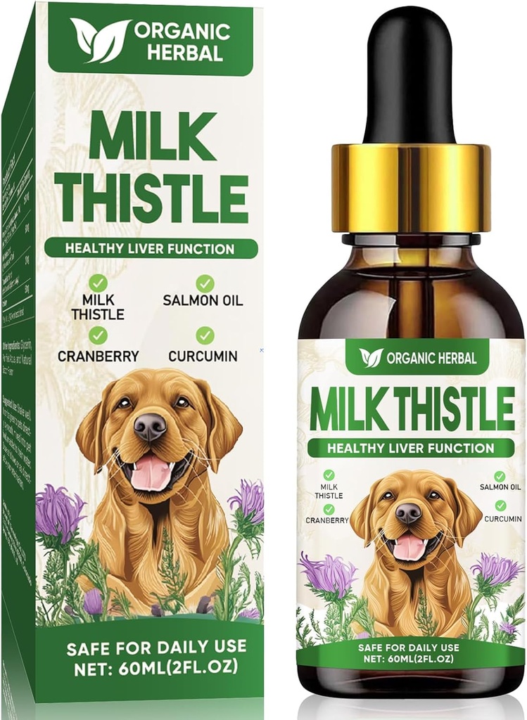 犬、余分な強さのミルクの牛の補足、サポート ペット レバーの健康、クレンジング及びデトックスは、単に食糧に加えます