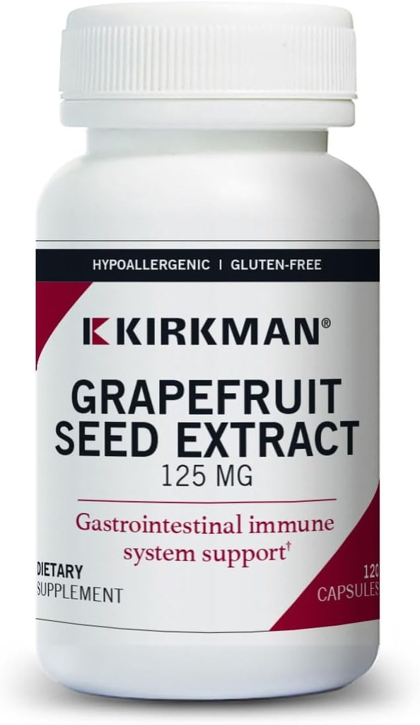 Grapefruitの種のエキス125のmgのカプセル - Hypoallergenicの120の計算