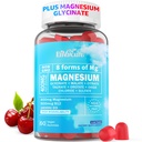 マグネシウムグミー 400mg | として 8 マグネシウムのグリシナートの形態, メイト, 空手, 酸化物, 以上 | アシュワガンダ抽出物と, D3 & B12 カルムのためのサポート, ツジ, 気分, 筋肉ランプ - ビーガン 60 Cts