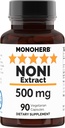 NONIのエキス500のmg - 90の野菜のカプセル-MorindaのCitrifolia - 90のサービング