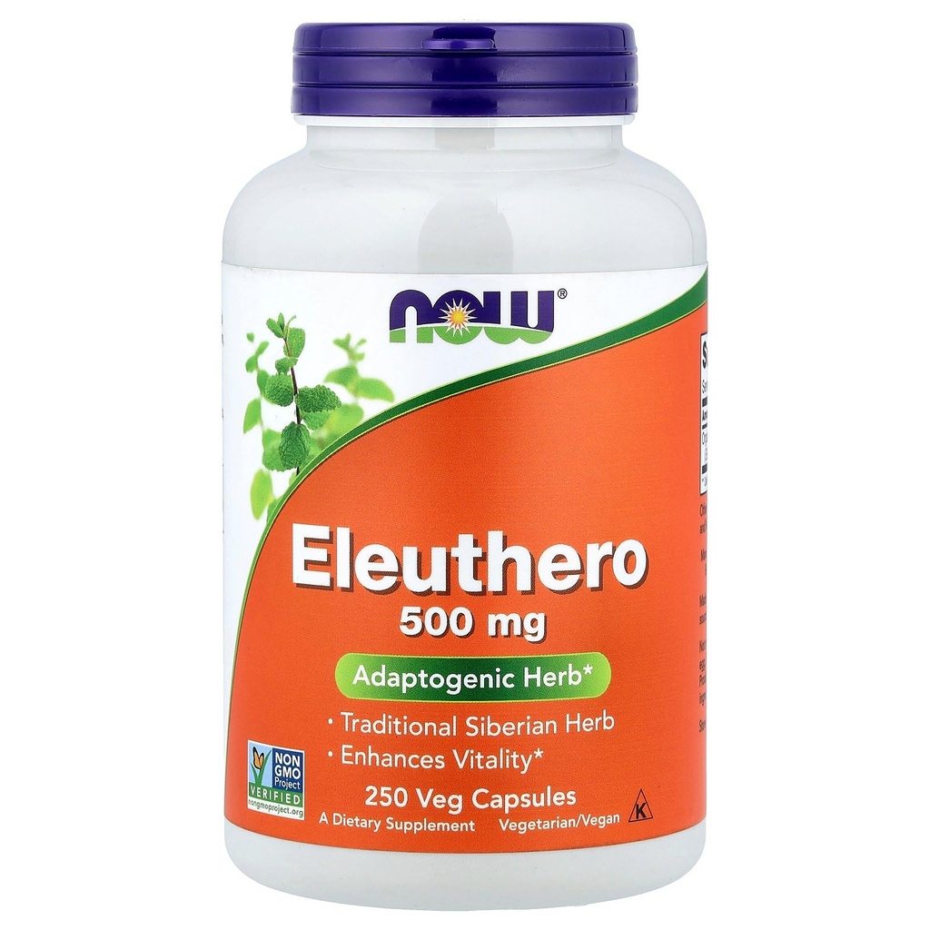 Eleuthero 500mg Now Foods 250キャップ