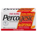 Percogesicの余分強さのアセトアミノフェン及びDiphenhydramineの痛みの軽減、速い行為のアスピリンなしのレバーの減力剤及び抗ヒスタミン、60の計算