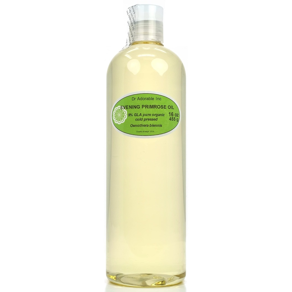 Dr 愛らしい - 16 oz - イブニング Primrose オイル - 100% 純粋な自然な有機性冷間プレス