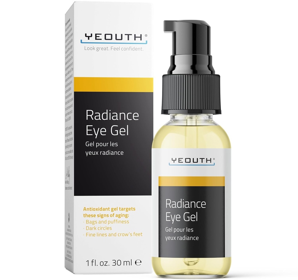 YEOUTHはHyaluronic酸、スキン ケアが付いている目のゲルの下でPuffiness、暗い円及び目の袋の下、水和のスキンケア1ozを再生します