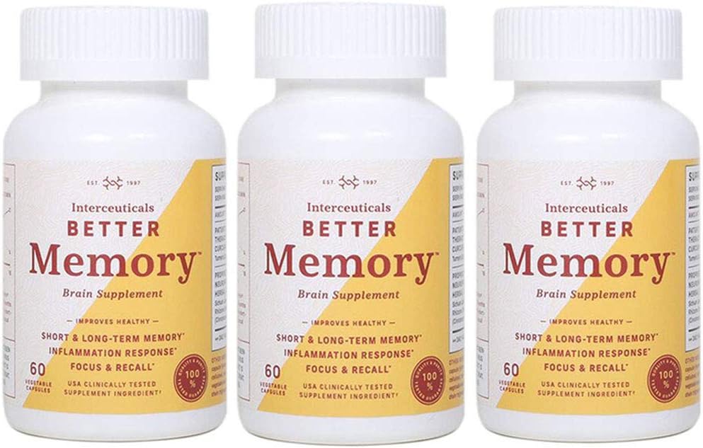 より良いメモリ - Theracurmin Curcumin 90 mg - 臨床的に実証済みの用量、フォーカス、リコール、メモリ、およびMood * - 高吸収性ターメリックエキス* (3本)