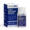 SleepXLの睡眠の補足の非習慣形成の方式-落下眠りのより速く及び眠るより長く- 5つの主原料はMelatonin、L-Theanine、Chamomile、マグネシウム及びビタミンB6 (60のカプセル、30のサービング)を含んでいます