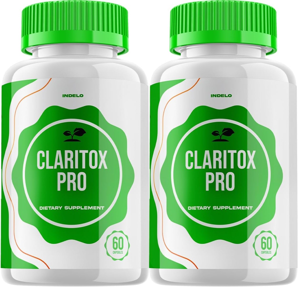 (2パック) Vertigoカプセル用Claritox Pro、Vertigoレビュー用Claritox Pro、Vertigoサポート用ClaritoxPro 補足 最大強度向性式Pills Claritox Pro(120カプセル)