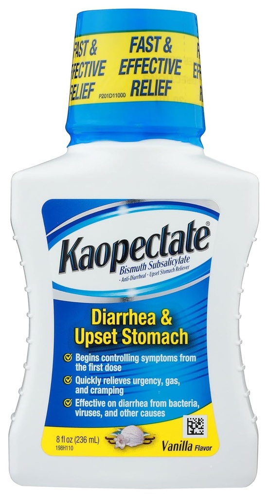 バニラ、8 Fl OzのDiarrheaのUpset StomachのためのKapectateの多症状救助
