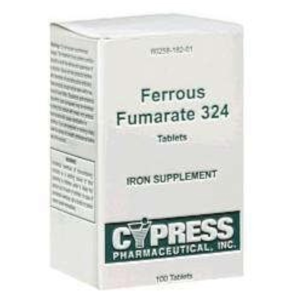 Cypressの薬剤の鉄のFumarate 324のタブレット、箱に入れられる、100ct