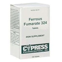 Cypressの薬剤の鉄のFumarate 324のタブレット、箱に入れられる、100ct