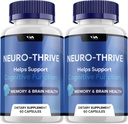 Neuro Thrive Brainの補足のカプセル–NeuroThriveの丸薬、Neuro Thriveの認知サポートおよびレビュー、120のカプセル