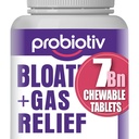 女性と男性のためのガス&ブロッティングサポート 7 請求CFU – Chewable Probiotics & Lactobacillus Reuteri, 時事Bloatingのための毎日の消化酵素, ガットコンフォート & 消化の健康