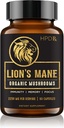 HPD Rx Lion’s Mane Mushroom Extract Capsules Natural Nootropic, Supports Memory & Focus, Immunity Booster - Potent Mushroom Supplement | 2250 mg, 90 Capsules, Pack of 1