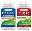 ベストナチュラルプロバイオティック10ストレーナー&30ビリオンCFU&COQ10 100mg