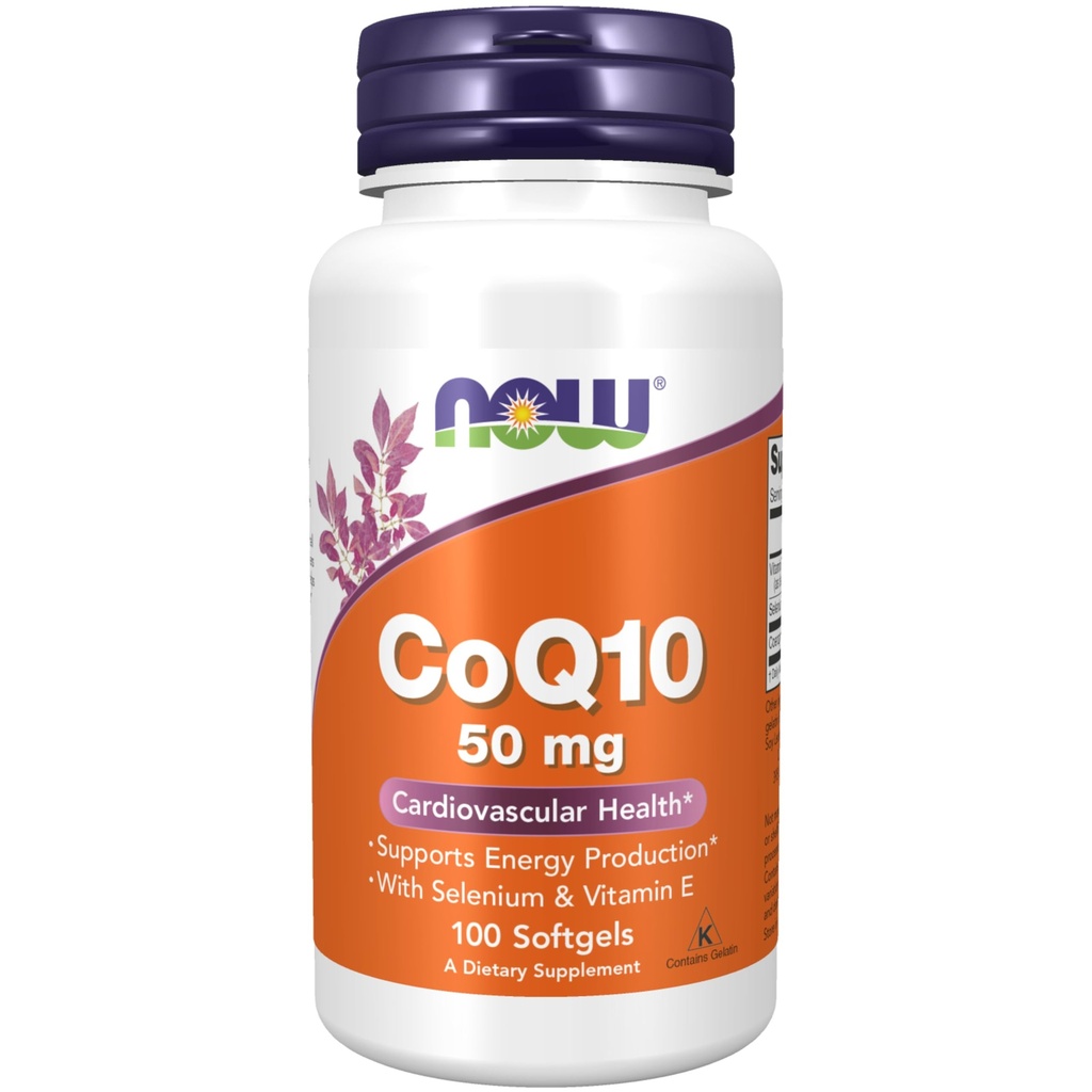 NOWの補足、CoQ10 50のmgの薬剤の等級、発酵、100のSoftgelsによって作り出される全トランス形態