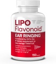 Lipo-Flavonoid Plus Tinnitusリリーフ - リンギングイヤーに推奨される医師 - ビタミンC、B1、B2、B6、B12、およびカルシウム - 150カプレットの臨床的に証明されたレモンBioflavonoidコンプレックス