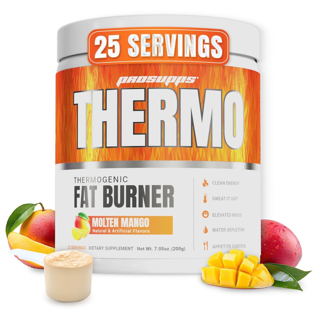 PROSUPPSのThermogenic脂肪質のバーナーの粉、Moltenのマンゴ-女性及び人のための減量及びMetabolismのブースターのプレワークアウトの補足-支持の食欲制御及びブースト エネルギー-グルテンフリー- 25のサービング