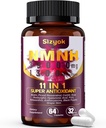 NMNH の補足(Dihydronicotinamide Mononucleotide) 600mg、NAD Resveratrol、CoQ10、Biotin及びHyaluronic酸と補って下さい サポート細胞エネルギー、Metabolism及び皮のウェルネス、64のカプセル