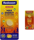 Redoxon Max Energy Citrus Effervescent Tablets Immune Support Bundle Vitamin C Zinc Effervescent Orange Immune Support Tablets