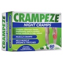 Crampeze夜は筋肉衝突、鉱泉及び疲れた足60のカプセルの自然な救助を運んで下さい