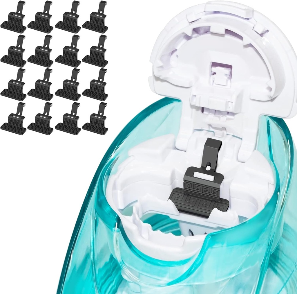 FireAntのシリコーンのサリンのPodsはNavageの鼻の心配、16のパックの再使用可能なシリコーンの塩は取り替え、容易な操作(黒い16のパック)を満たします