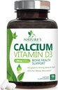 Calciumの補足1200のmg -最もよい吸収のためのビタミンD3と-サポート免疫の健康、骨及び歯-D3の性質の炭酸カルシウム+ 1600 IU -女性及び人のための米国でびん詰めにされる- 180のタブレット